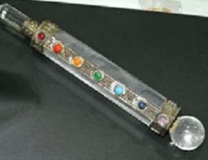 crystal chakra wand