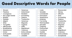 Person:735botg9w2y= Describing Words