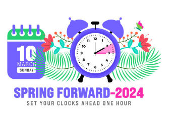 Clip Art:-Ray4fw3vga= Spring Forward 2024