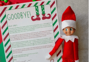Free Printable:37ae52aek40= Elf on the Shelf Goodbye Letter