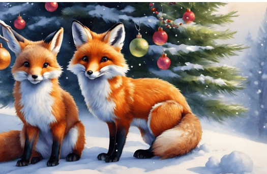 Cute:1dlx6at47tg= Christmas Fox