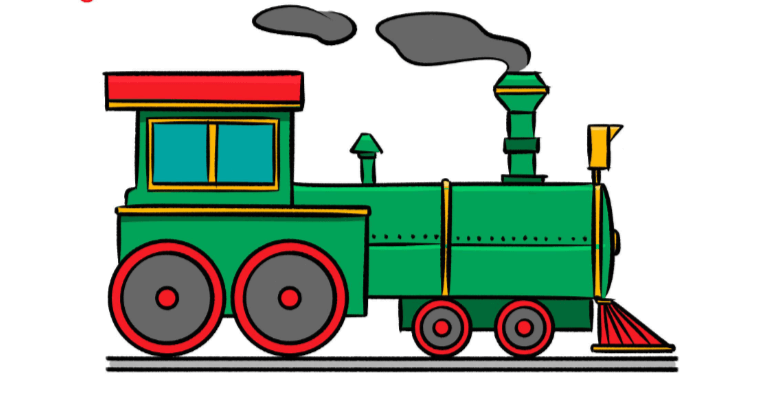 Easy:_Pboytx7o94= How to Draw a Train